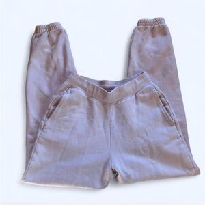 Girlfriend Collective XXS light purple joggers